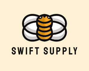 Yellow Bumble Bee  logo design