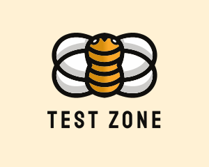 Yellow Bumble Bee  logo design