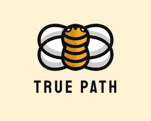 Yellow Bumble Bee  logo design