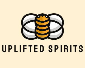 Yellow Bumble Bee  logo design