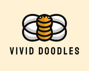 Yellow Bumble Bee  logo design