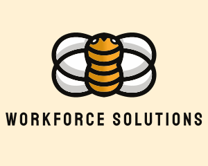 Yellow Bumble Bee  logo design