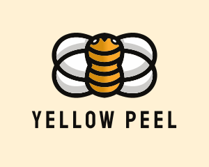 Yellow Bumble Bee  logo design