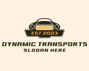 Sedan Car Transportation logo design