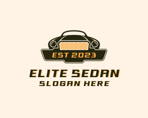 Sedan Car Transportation logo