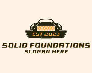 Sedan Car Transportation logo