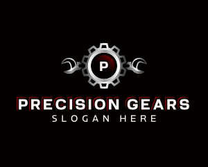 Gear Wrench Mechanic logo design