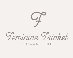 Elegant Feminine Script logo design