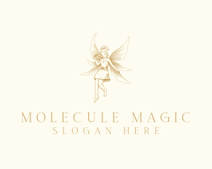 Magical Flying Fairy  logo design