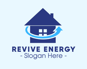 Blue Refresh Home Cycle logo
