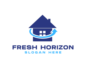 Blue Refresh Home Cycle logo