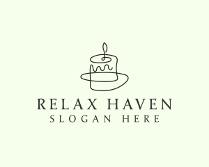 Candle Light Relaxation logo design