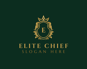 Luxury Royal Crest Shield logo design