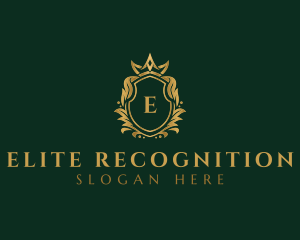 Luxury Royal Crest Shield logo design