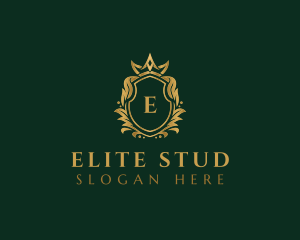 Luxury Royal Crest Shield logo design