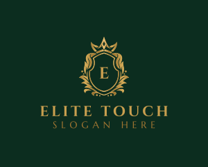 Luxury Royal Crest Shield logo design