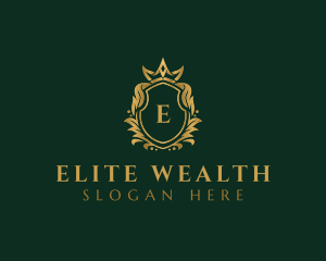 Luxury Royal Crest Shield logo design