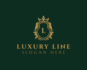 Luxury Royal Crest Shield logo design