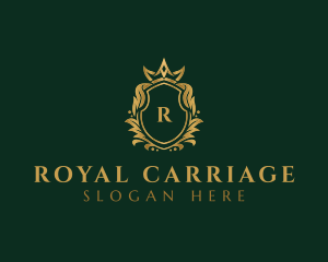 Luxury Royal Crest Shield logo design