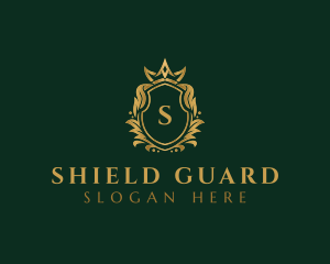 Luxury Royal Crest Shield logo design