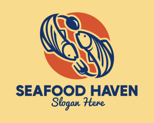 Seafood Fish Restaurant  logo design