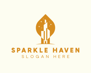 Luxury Sparkling Tower logo design