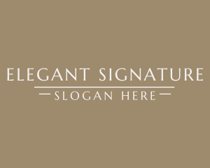 Modern Elegant Business logo design