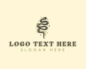 Floral Boho Serpent logo