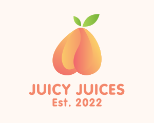 Gradient Tropical Peach logo