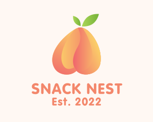 Gradient Tropical Peach logo design