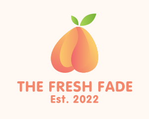 Gradient Tropical Peach logo design