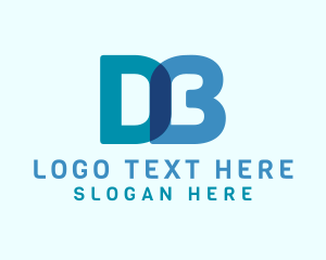 Digital Letter DB Monogram logo