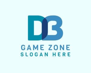 Digital Letter DB Monogram Logo