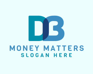 Digital Letter DB Monogram logo