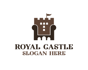 Castle Armchair Furniture  logo design