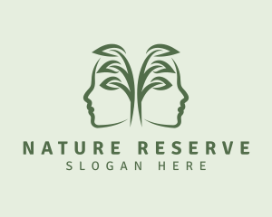 Natural Feminine Tree logo design