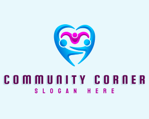 Community Heart Family logo design