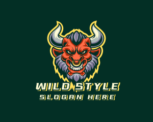 Wild Bull Gaming logo design