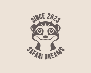 Wild Safari Meerkat logo design