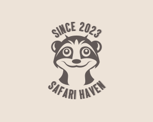 Wild Safari Meerkat logo design