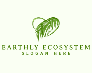 Heart Palm Nature logo