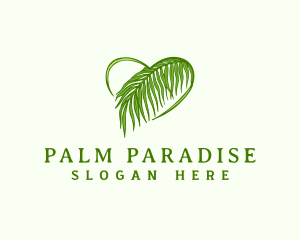 Heart Palm Nature logo