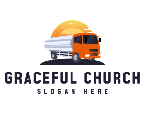 Industrial Transport Truck logo
