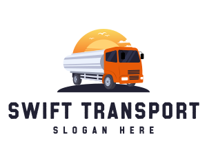 Industrial Transport Truck logo