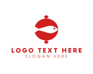 Seafood Fish Cloche Logo