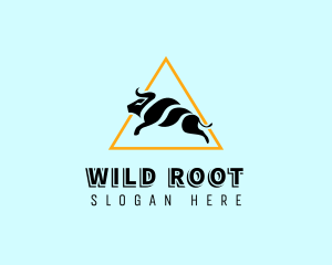 Modern Wild Bull logo design