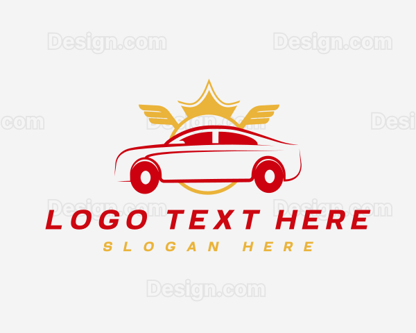 Fast Car Transportation Logo