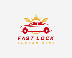 Fast Car Transportation logo design