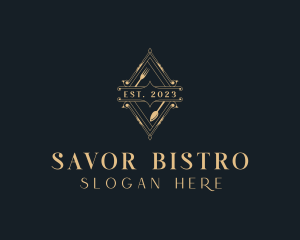 Fine Dining Restaurant Cutlery logo design