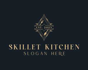 Fine Dining Restaurant Cutlery logo design